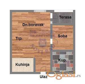 Jednoiposoban 35m2 Mišeluk